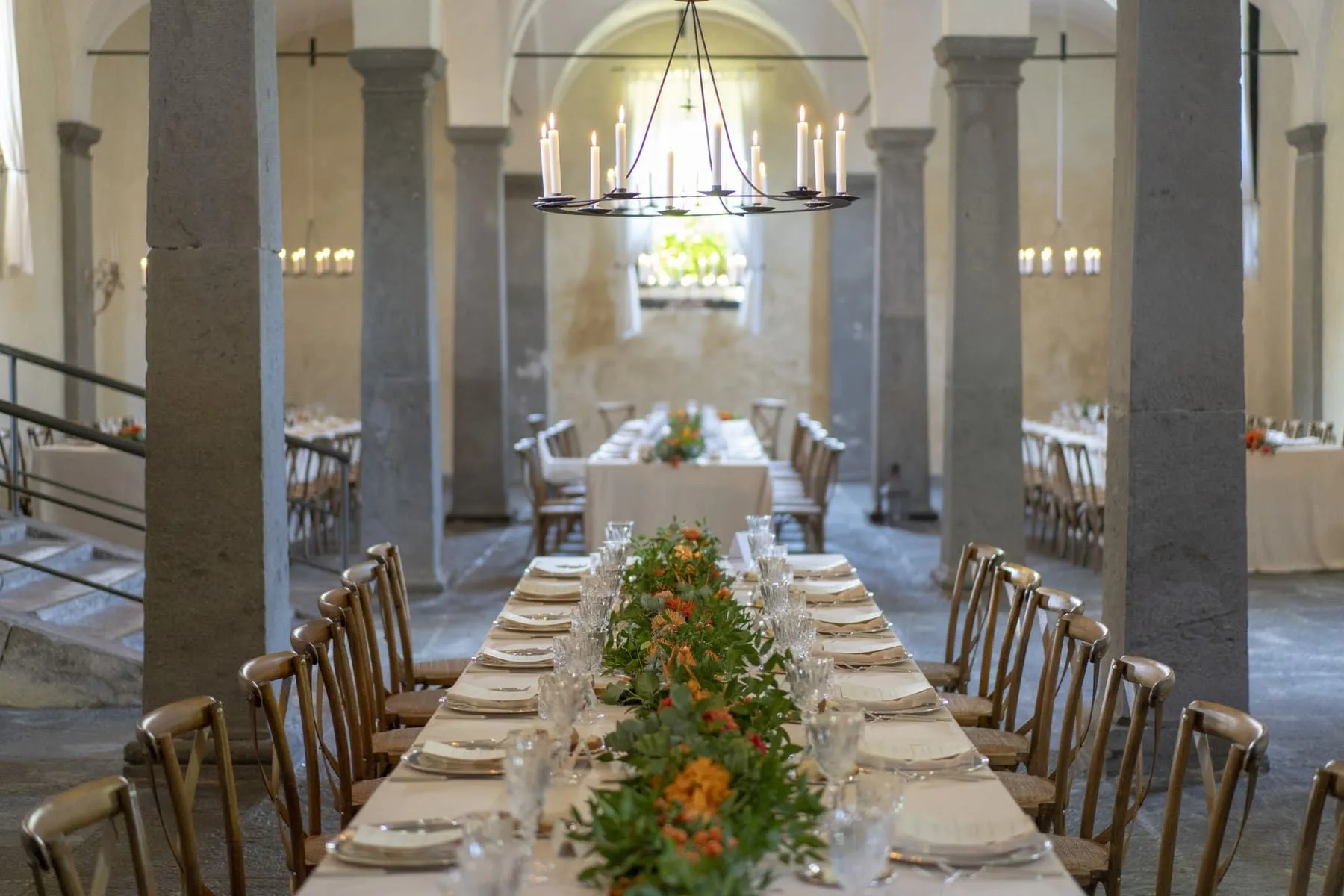Sala delle Colonne durante un evento